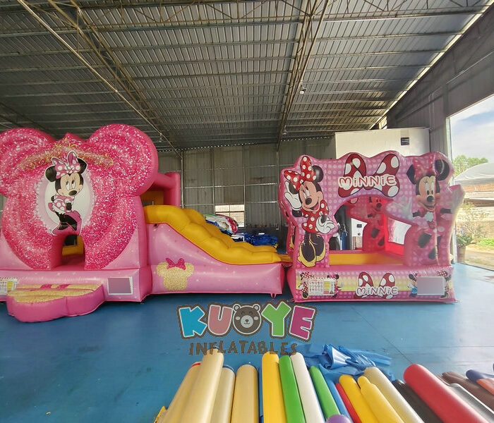 CB362 Minne Bounce House and Slide with Ball Pit Combo Units for sale 2