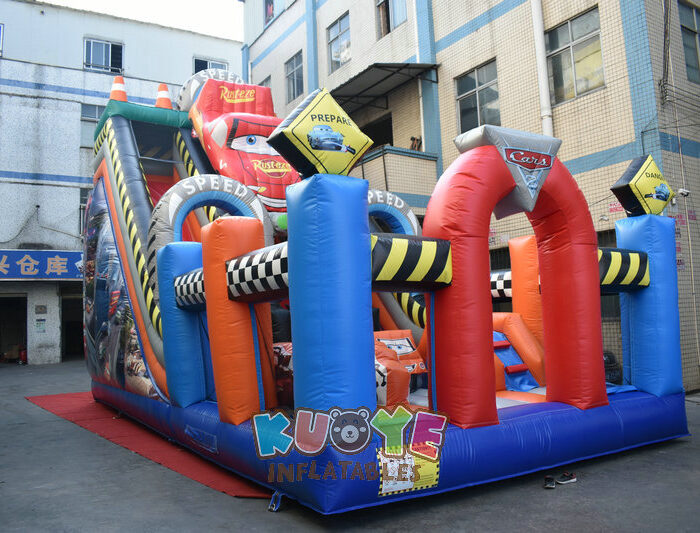 SL098 Large Cars Slide Inflatable Slides for sale 2