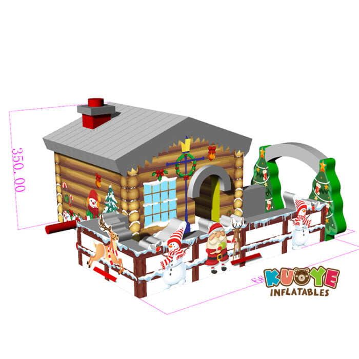 Xmas22 Inflatable Deluxe Christmas House Combo Units for sale 3