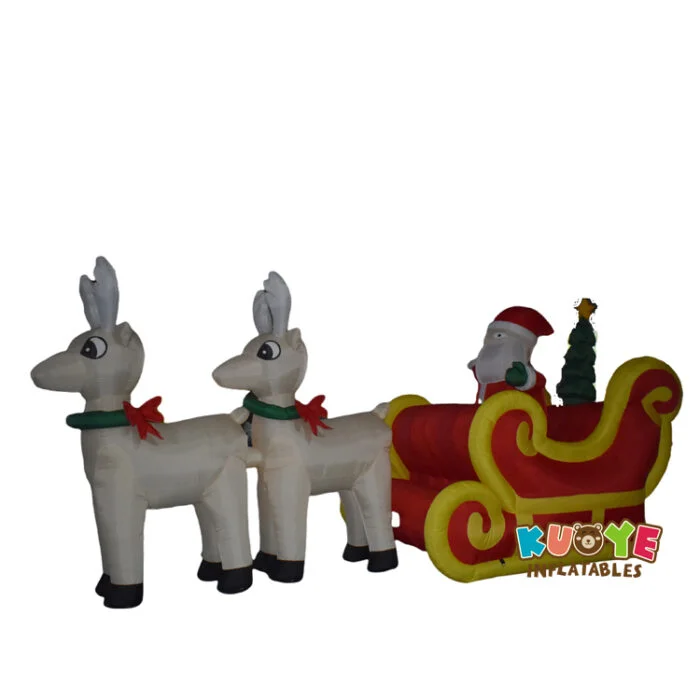XMAS025 Inflatable Santa Reindeer