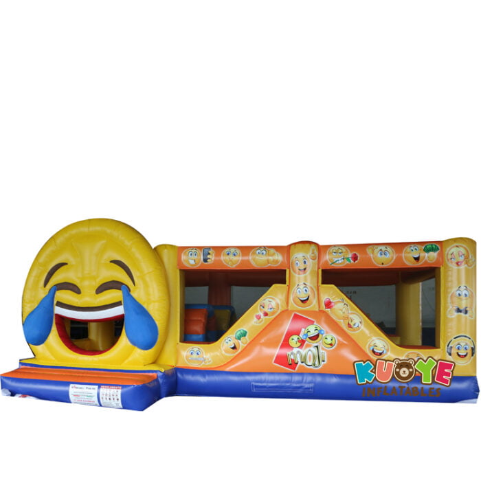 OB89 Mini  Obstacle 3D Emoji Inflatable Obstacle Courses for sale 3