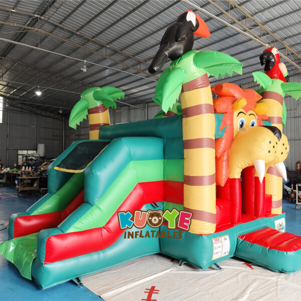 CB378 Jungle Bouncy Castle02 CB378 Jungle Bouncy Castle