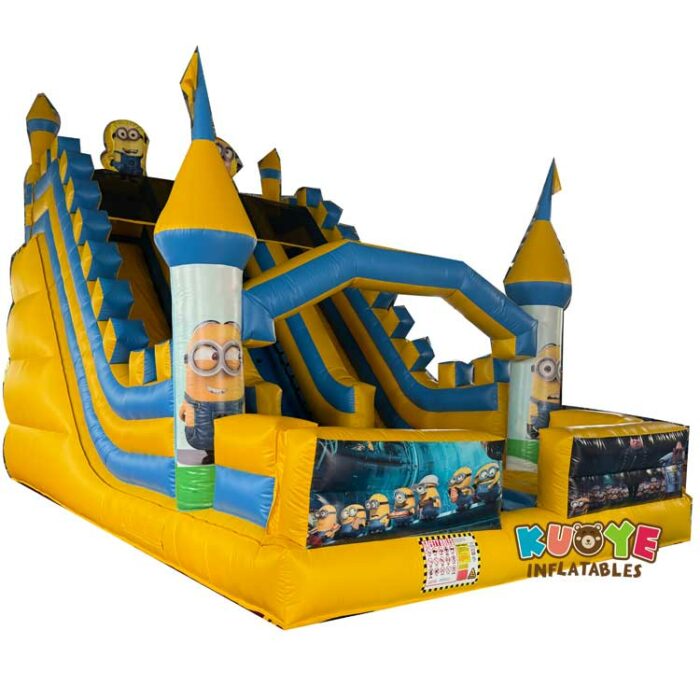 SL103 Minions Inflatable Dry Slide Inflatable Slides for sale 3