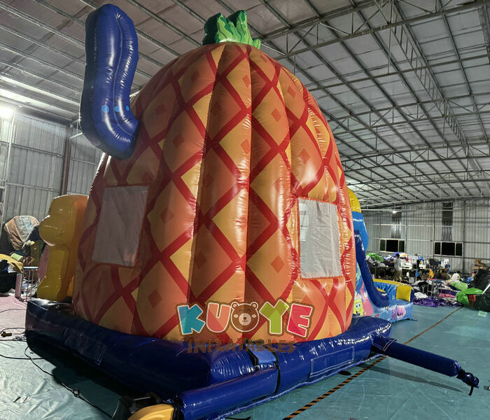 CB382 Spongebob Ultimate Bounce House Wet Slide Combo Units for sale 2