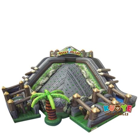 1 32 x 32 x 22 Rocky Island Obstacle Course