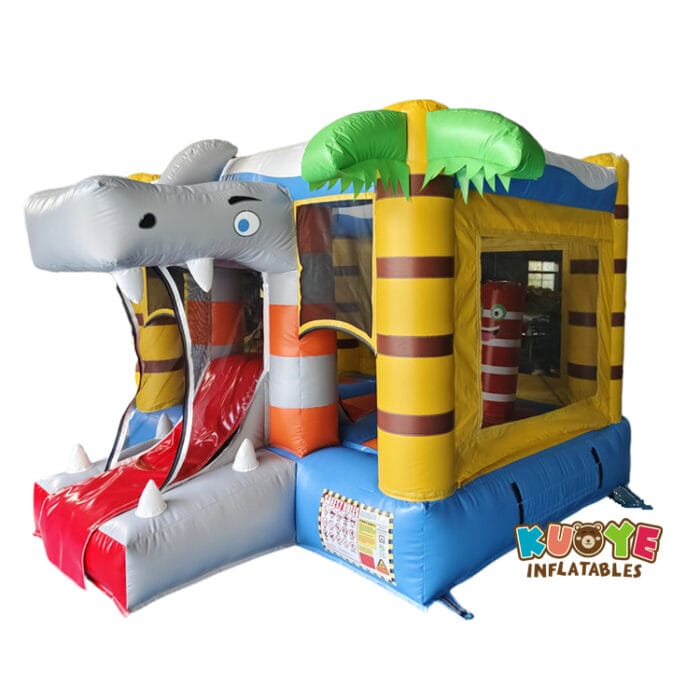 CB391 Shark Small Bouncy Castle Combo Units for sale