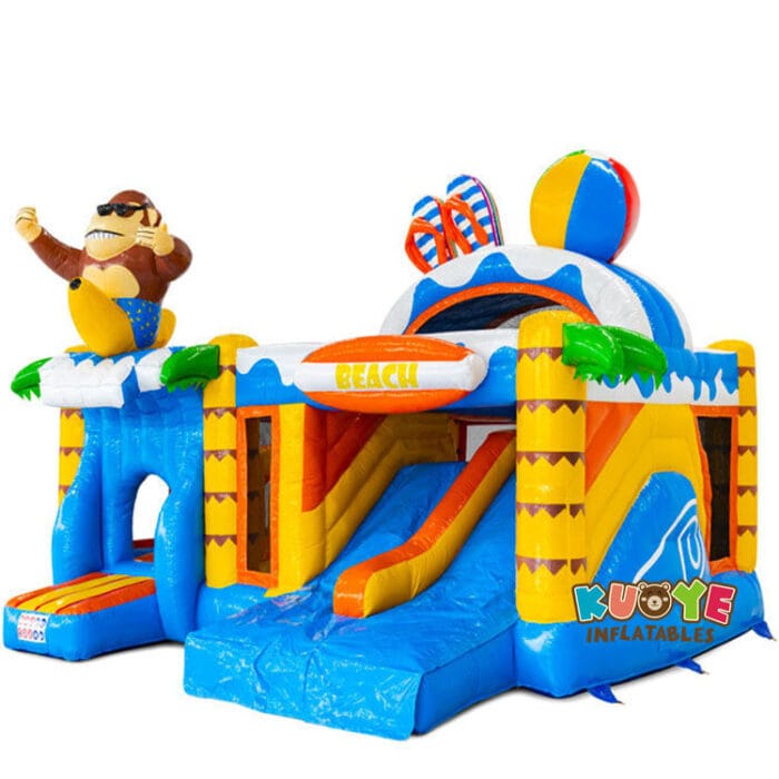 CB401 17x20x14ft Multiplay Doubleslide Beach Bouncy Castle Combo Units for sale