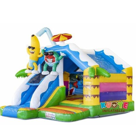 25 16x13x13ft Slide Combo Summer Party Bounce House