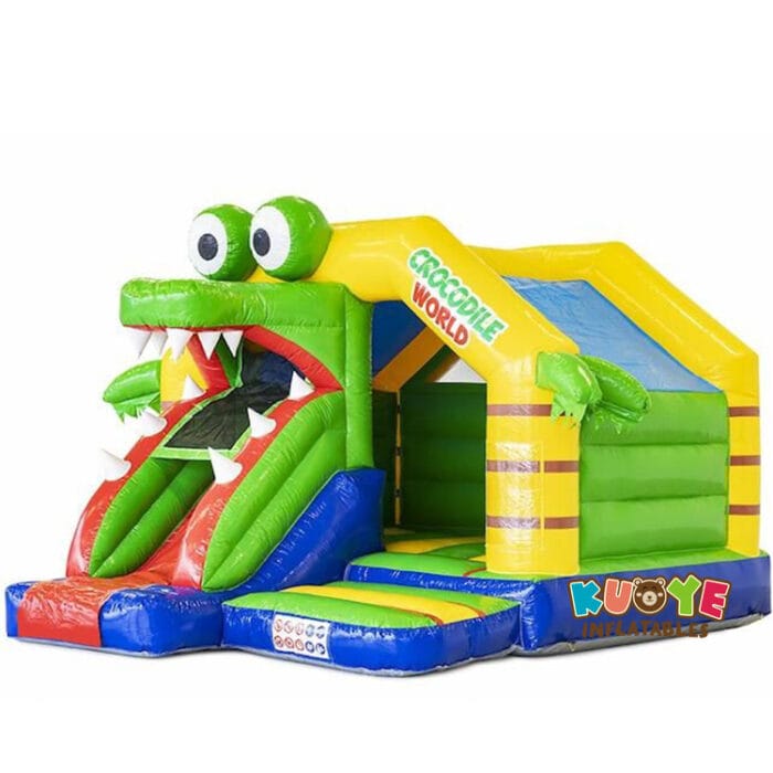 CB417 16x13x11ft Slice Combo Crocodile Bouncy Castle Combo Units for sale 3