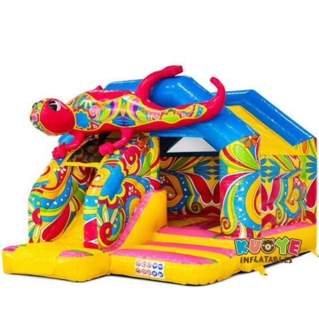 27 16x13x10ft Slide Combo Paradise Island Bouncy Castle