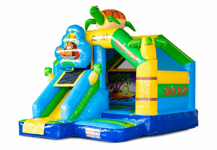 CB424 16x13x11ft Slide Combo Hawaii Bouncy Castle Combo Units for sale 3