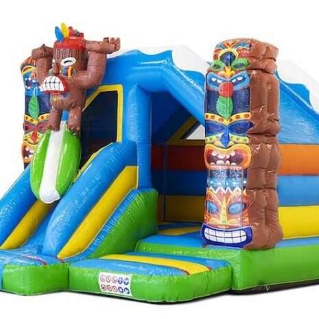 34 16x13x11ft Slide Combo Aloha Bouncy Castle