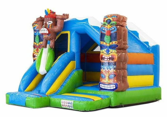 CB425 16x13x11ft Slide Combo Aloha Bouncy Castle Combo Units for sale