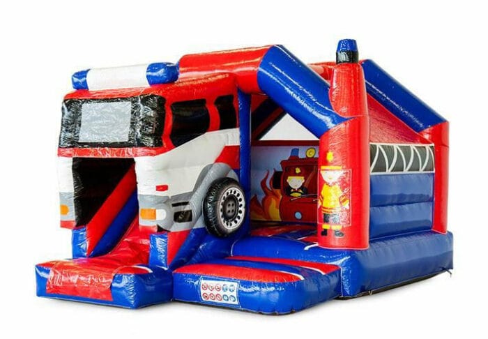 CB427 16x13x10ft Slide Combo Firefighter Bouncy Castle Combo Units for sale 3