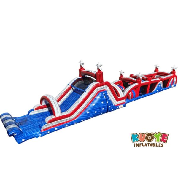 4 68 x 13 x 18 ft 73ft All-American Light Up Obstacle Course