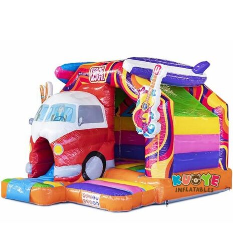 40 16x13x11ft Slide Combo Hippie Castle