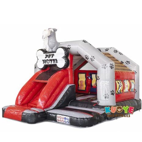 43 16x13x12ft Slide Combo Pets Bouncy Castle
