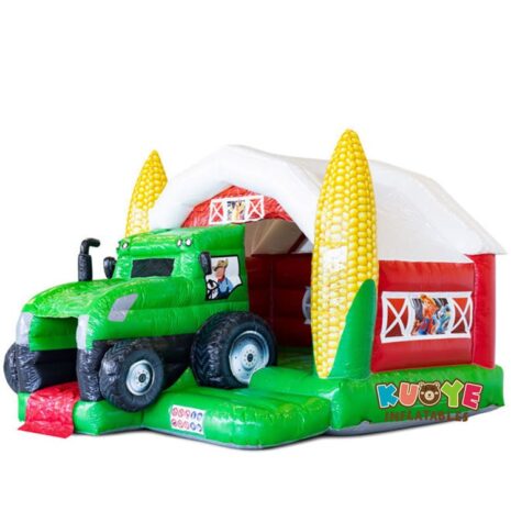 46 16x13x11ft Slide Combo Tractor Bouncy Castle