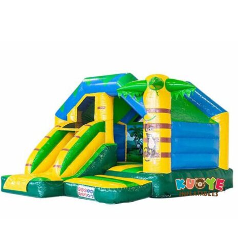 51 16x13x10ft Slide Combo Jungle Bouncy Castle