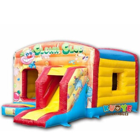 57 18x12x9ft Maxi Multifun Clown Bouncy Castle