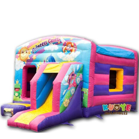 62 18x12x9ft Maxi Multifun Princess Bouncy Castle