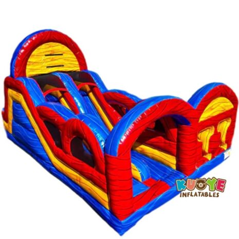 7 30 x 19 x 17 Dual Obstacle Slide Marble