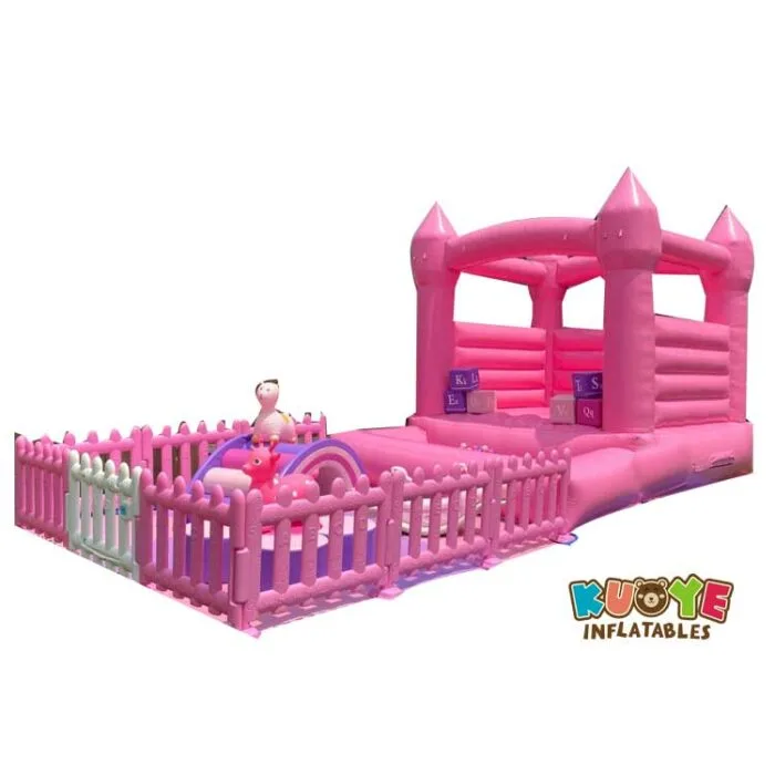 BH226 Toddler Castle Soft Play Packages(castle, Soft Play, Fence, Mat, Blower)