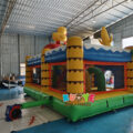 CB408 Multiplay Doubleslide Summer Party Bouncy Castle