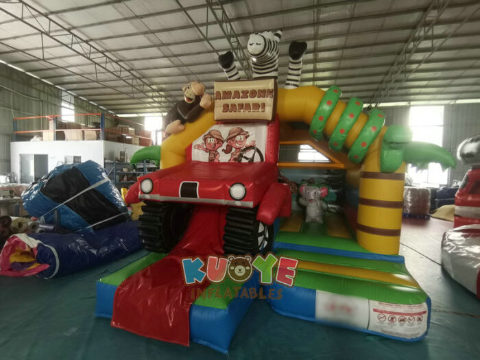 CB413 Slide Combo Amazon Safari Bouncy Castle Combo Units for sale 6