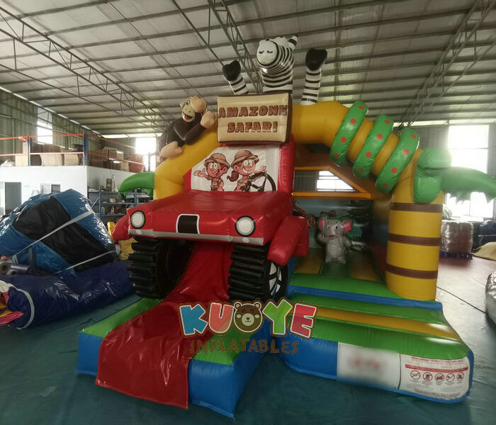CB413 Slide Combo Amazon Safari Bouncy Castle Combo Units for sale 2