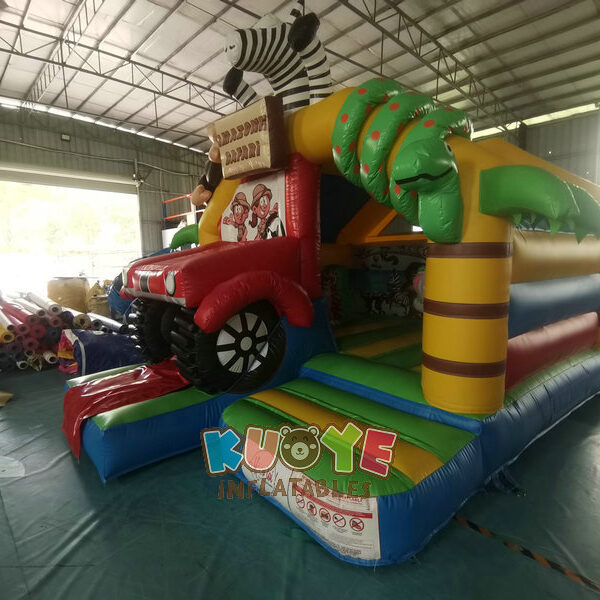 CB413 Slide Combo Amazon Safari Bouncy Castle (2) CB413 Slide Combo Amazon Safari Bouncy Castle (2)