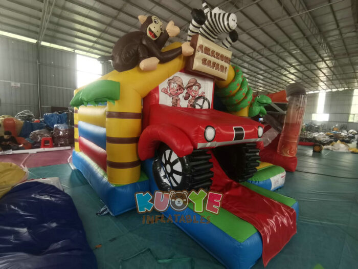CB413 Slide Combo Amazon Safari Bouncy Castle Combo Units for sale 9