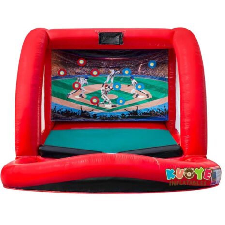 10 14 x 21 x 14ft Inflatable Baseball Hit Game