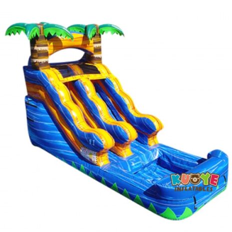 2 19 x 12 x 8ft Island Paradise Slide