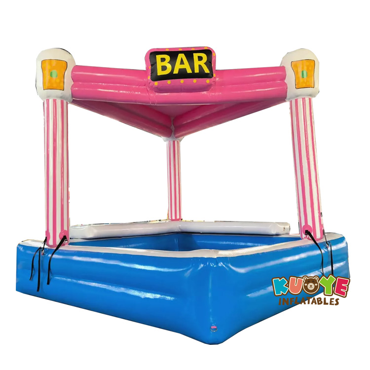 11.5x11.5ft 3.5x3.5m Pool height 2ft 0.6m Hot Portable Inflatable Pool Bar Inflatable Pub House Tent For Fun Rental