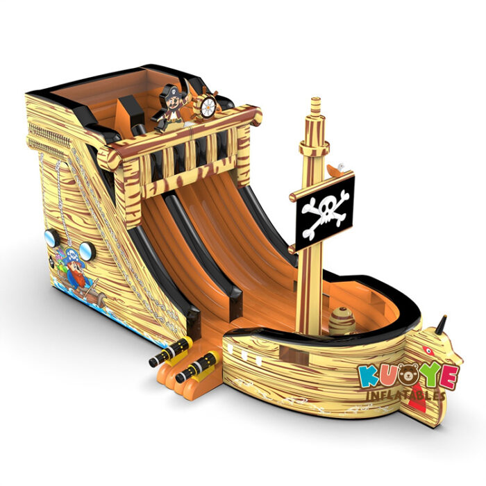 SL152 Inflatable slide Pirate Ship Inflatable Slides for sale