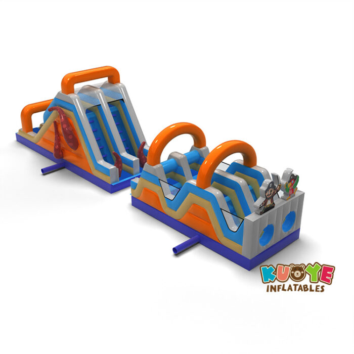 OB132 Inflatable Pirate obstacle course – 15m Obstacle Courses for sale