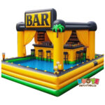 PB01 NEW 15x15FT Inflatable Pool Bar Inflatable Pub House Tent For Home Party Event