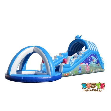 17 x 6x 5.5m Waterslide Beach