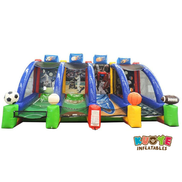 18 x 28 x 15ft 4-in-1 Inflatable Interactive Sports Game with Blower