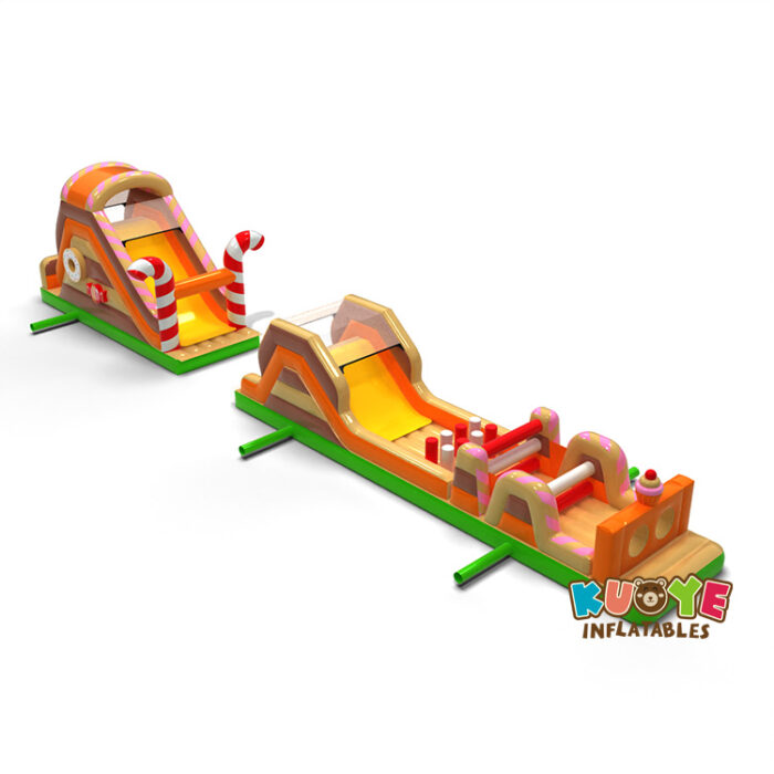 OB134 Inflatable obstacle course Candy – 20m Obstacle Courses for sale