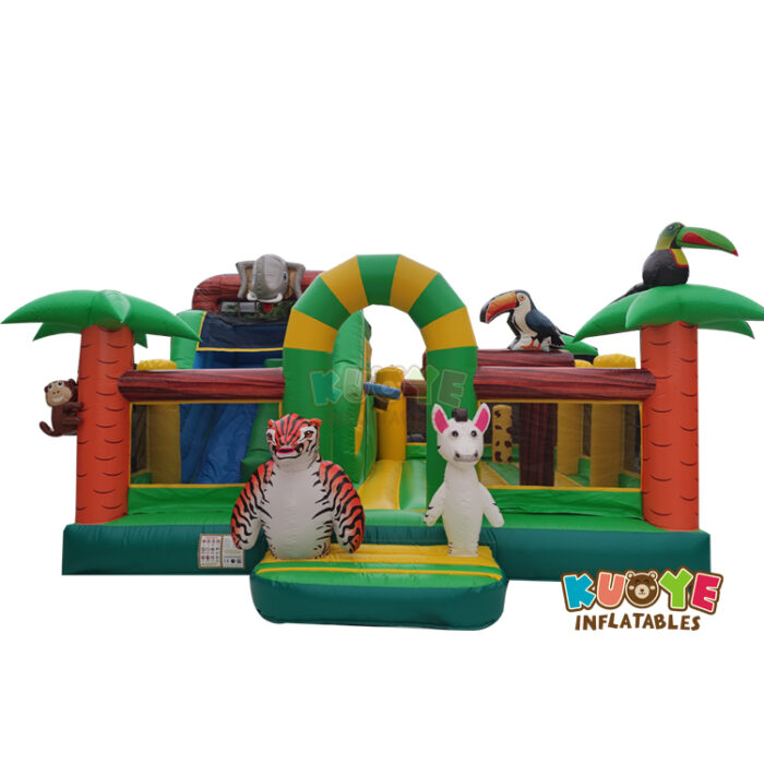 AP105 Jungle Theme Inflatable Playground