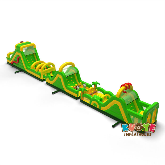 OB136 Inflatable obstacle course Jungle – 30m Obstacle Courses for sale