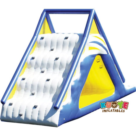 4 x 2 x 2m Inflatable Floating Water Trampoline Park Triangle Water Slide For Adults Kids