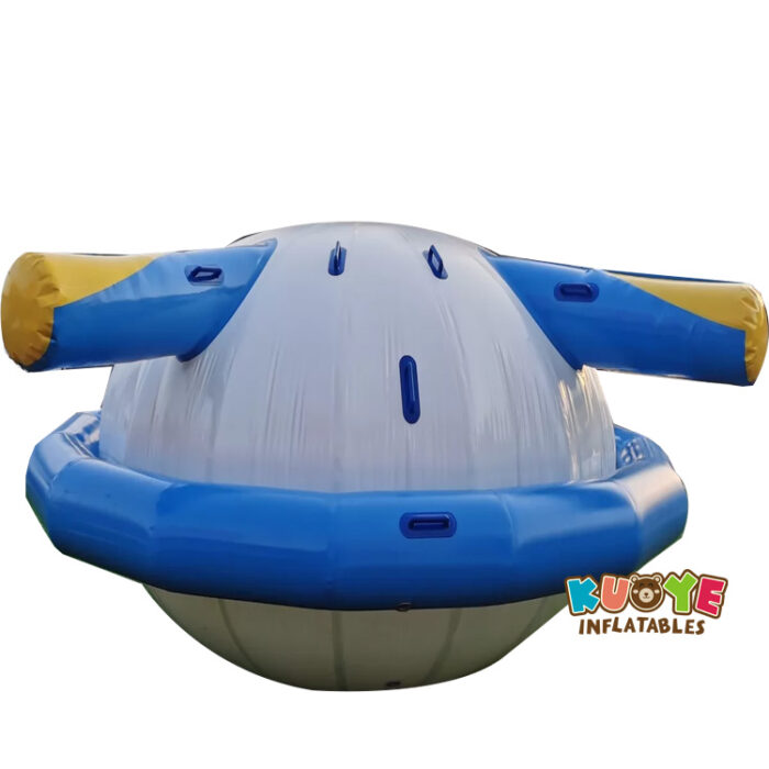 WG41 Aqua Park Inflatable Disco Boat Inflatable Water Rocket UFO For Water Park Games Water Games for sale