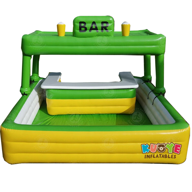 4.5 x 4.5 x 3m 15 x 15 x 9ft NEW PVC Inflatable Pool Bar Inflatable Pub House Blow Up Pool Bar for Party