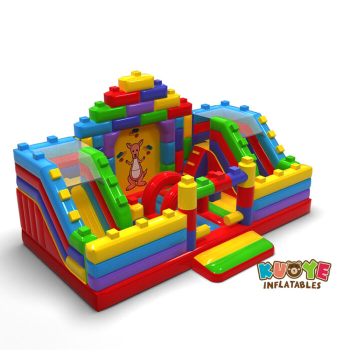 CB496 Inflatable playground – colorful blocks Combo Units for sale 5