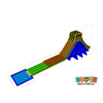 WS356 Giga inflatable water slide - 52 meters