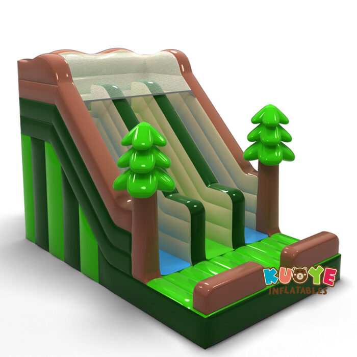 SL143 Double inflatable slide mini in a forest theme Inflatable Slides for sale