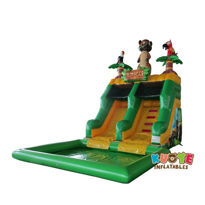 WS360 Mini Slide with Pool Jungle Water Slides for sale